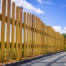 Fence staining sealing